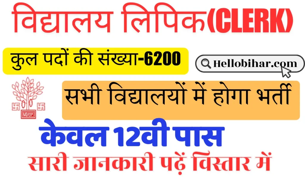 Bihar Vidyalaya Lipik Vacancy