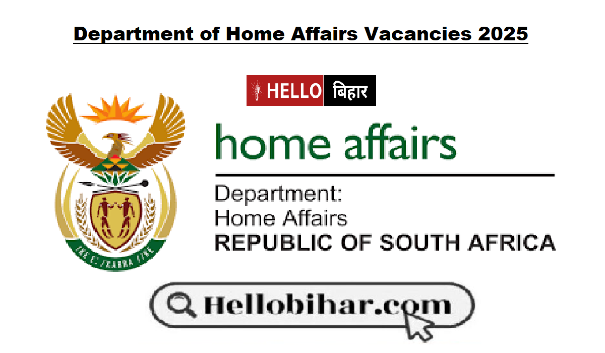 Department of Home Affairs Vacancies 2025