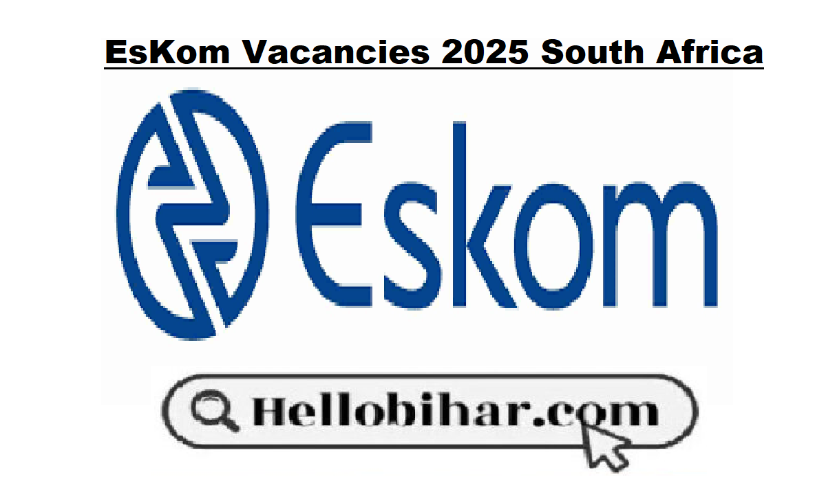 EsKom Vacancies 2025 South Africa