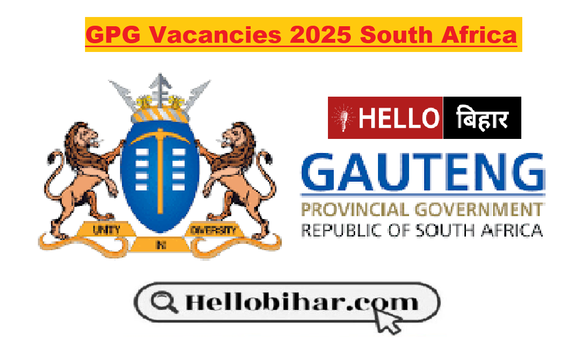 GPG Vacancies 2025 South Africa