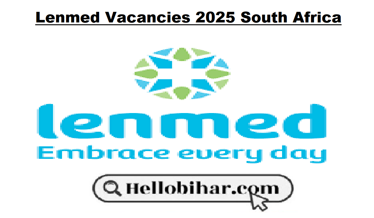 Lenmed Vacancies 2025 South Africa