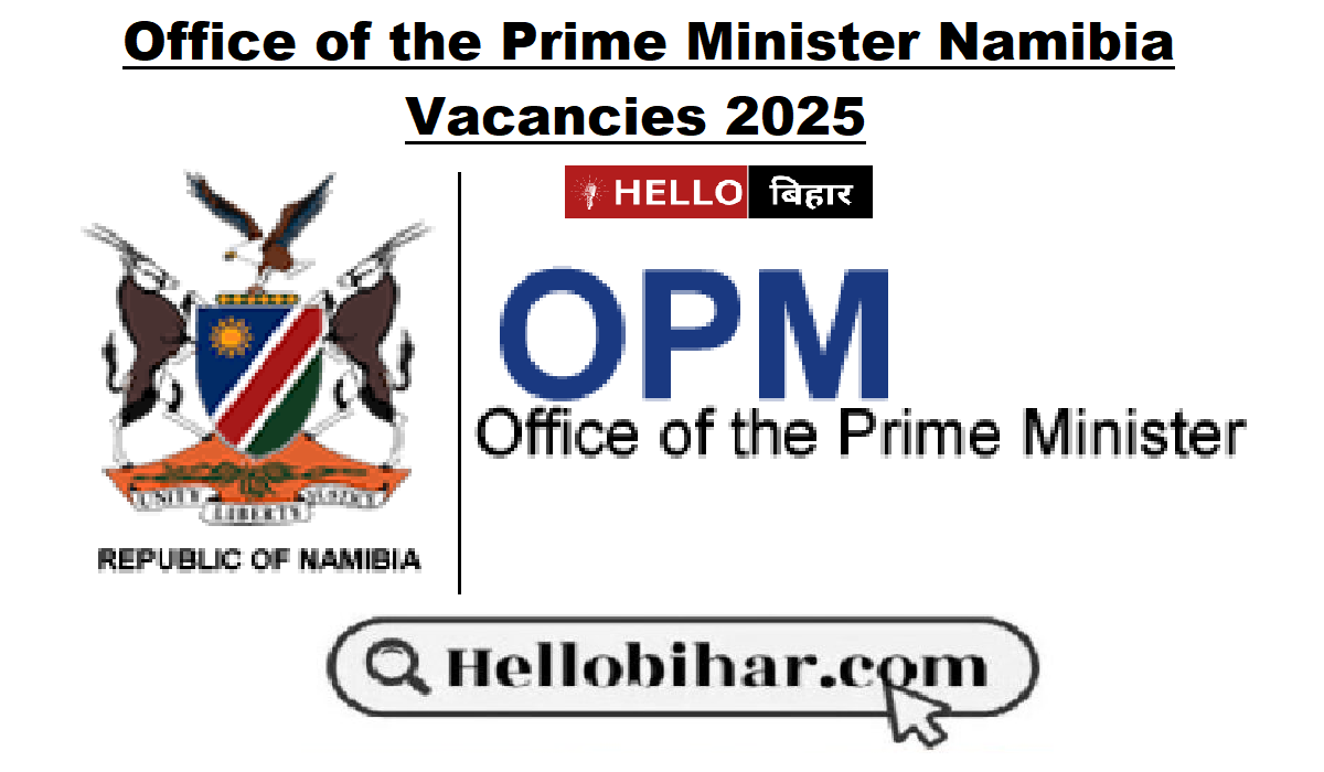 Office of the Prime Minister Namibia Vacancies 2025