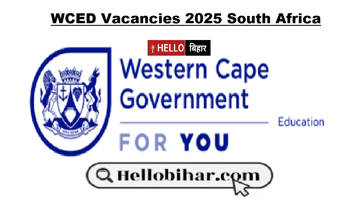 WCED Vacancies 2025 South Africa