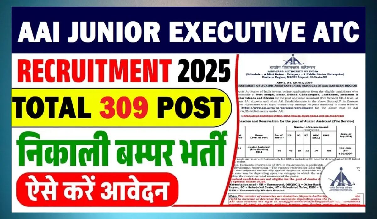 AAI ATC Recruitment 2025
