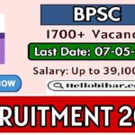 BPSC Assistant Professor Recruitment 2025