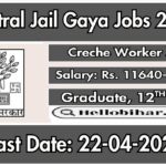 Central Jail Gaya Recruitment 2025