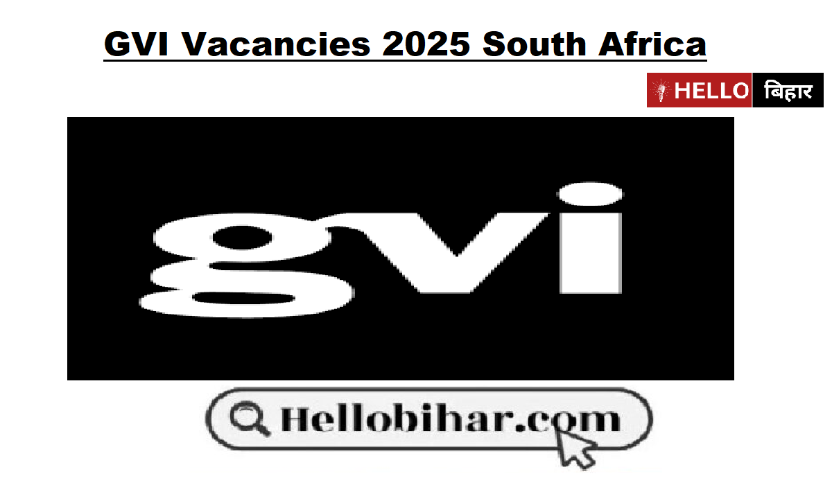 GVI Vacancies 2025 South Africa