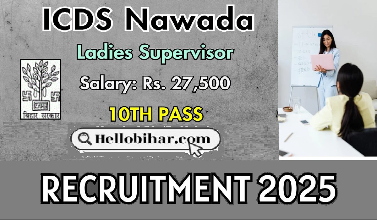 ICDS Nawada Recruitment 2025