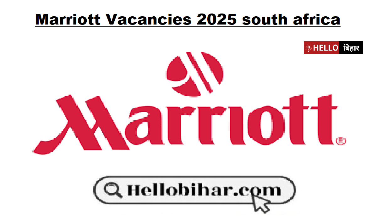 Marriott Vacancies 2025 south africa
