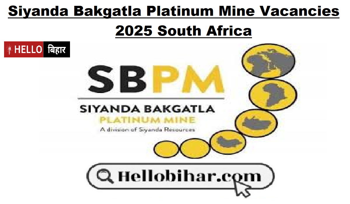 Siyanda Bakgatla Platinum Mine Vacancies 2025 South Africa