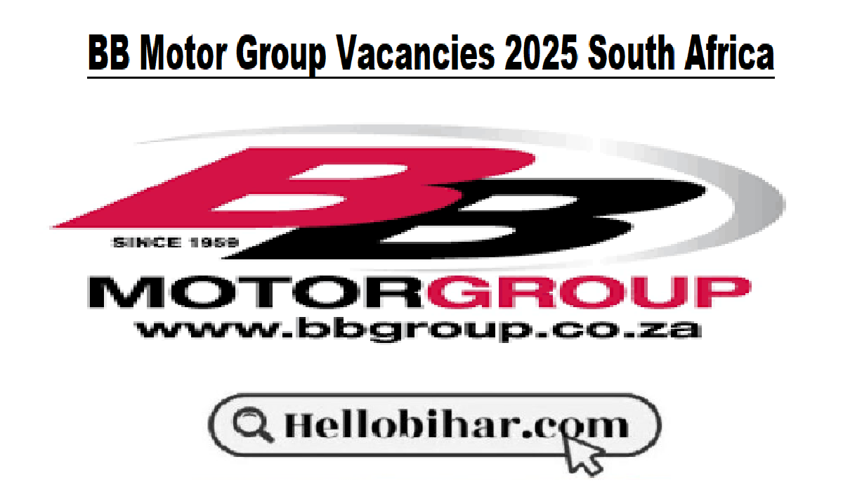 BB Motor Group Vacancies 2025 South Africa