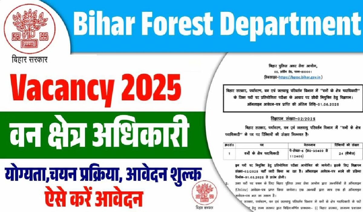BPSSC Range Officer of Forest Recruitment 2025