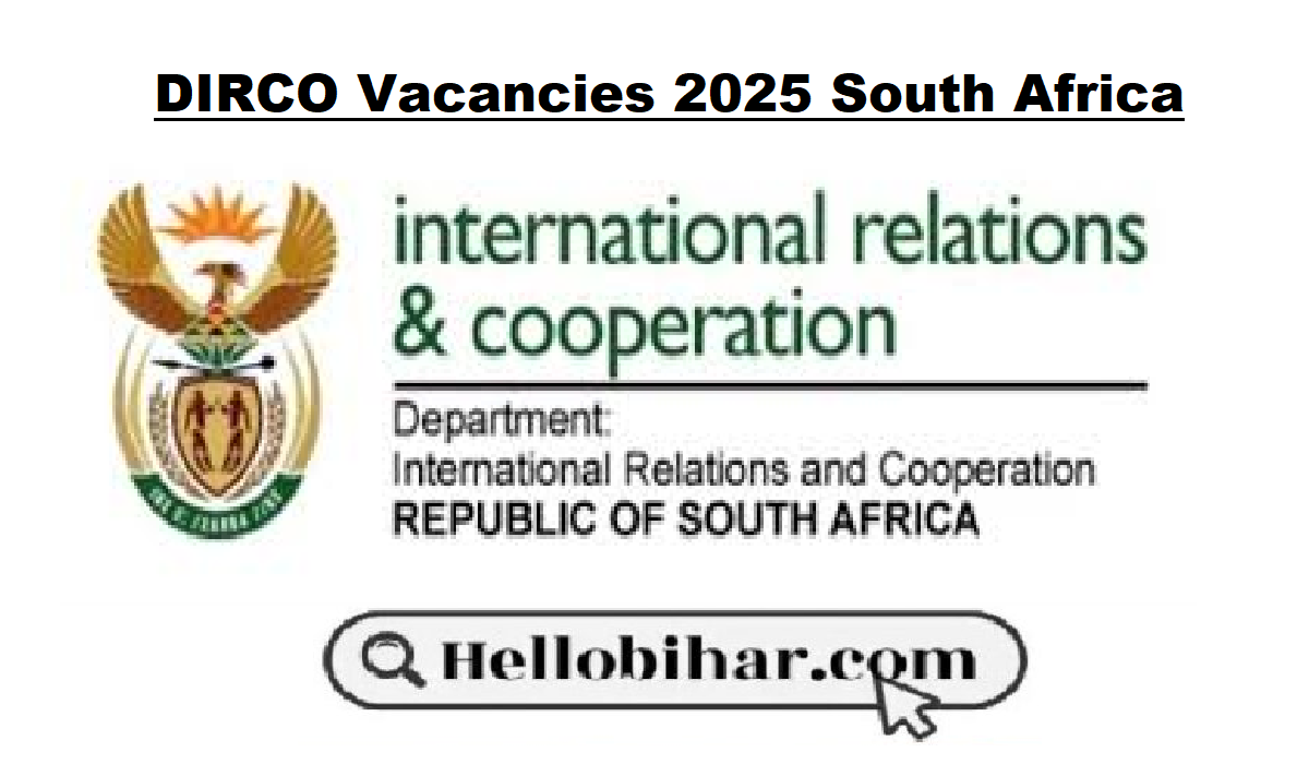 DIRCO Vacancies 2025 South Africa