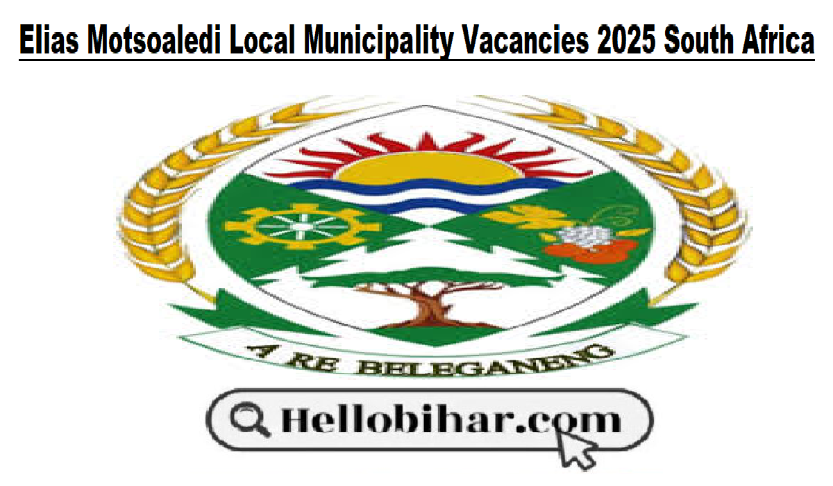 Elias Motsoaledi Local Municipality Vacancies 2025 South Africa