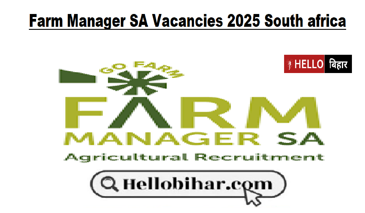 Farm Manager SA Vacancies 2025 South africa