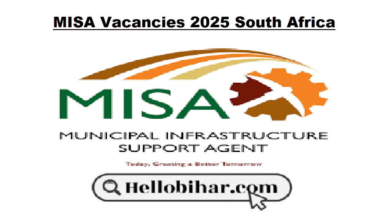 MISA Vacancies 2025 South Africa
