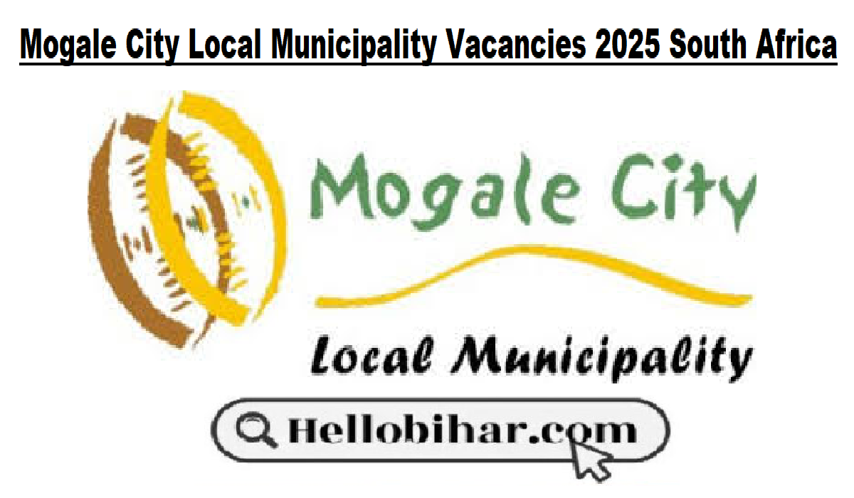 Mogale City Local Municipality Vacancies 2025 South Africa