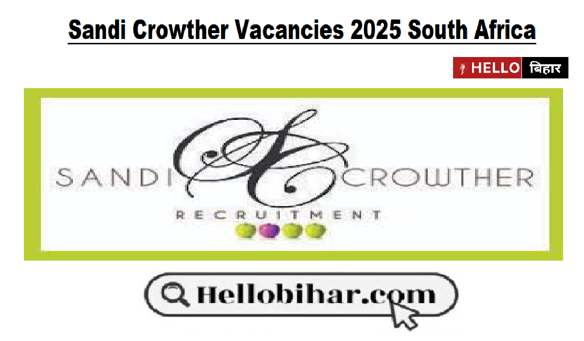 Sandi Crowther Vacancies 2025 South Africa