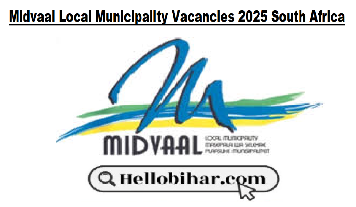 Midvaal Local Municipality Vacancies 2025 South Africa
