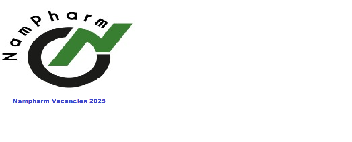 Nampharm Vacancies 20251