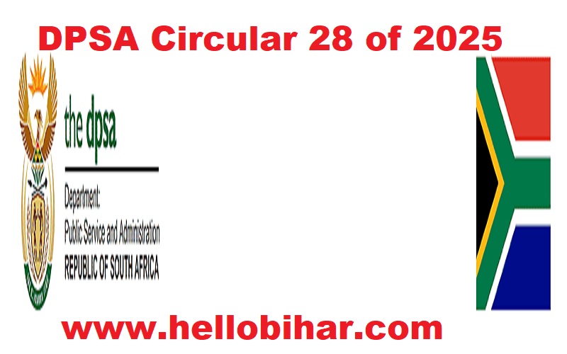 DPSA Circular 28 of 2025