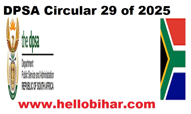DPSA Circular 29 of 2025