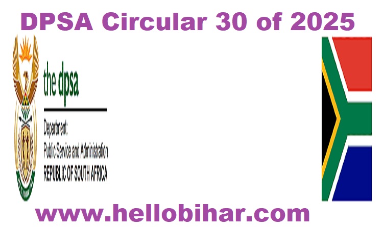 DPSA Circular 30 of 2025