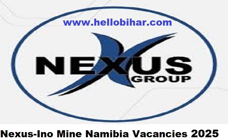 Nexus-Ino Mine Namibia Vacancies 2025