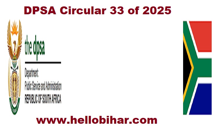 DPSA Circular 33 of 2025