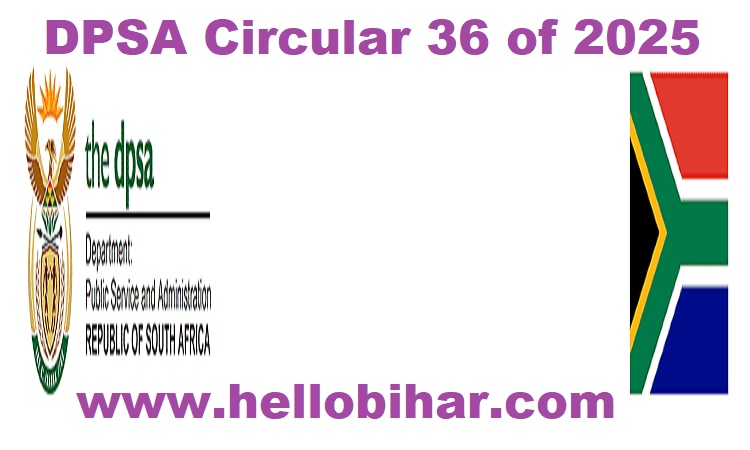 DPSA Circular 36 of 2025