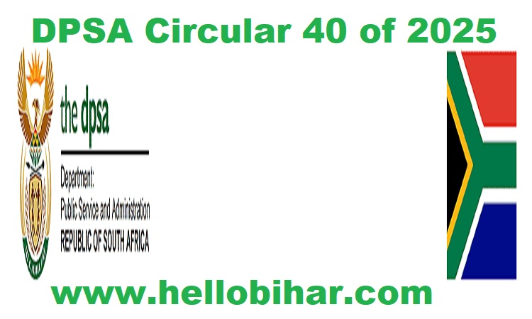 DPSA Circular 40 of 2025