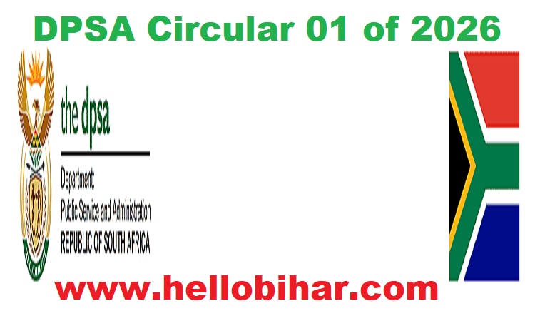 DPSA Circular 01 of 2026